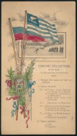 1911 Konkours International Du Patinage Nemzetközi Korcsolya Verseny Vacsoraestjének Illusztrált... - Non Classés