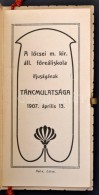 1907 LÅ‘cse, Felvidék, FÅ‘reáliskola Táncmulatság Táncrendje, Szecessziós... - Sin Clasificación