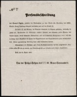 1850 Lamberg Ferenc Fülöp Tábornagy, Kinevezett Nádor, (akit A Pesti Tömeg 1848-ban... - Sin Clasificación