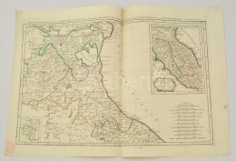 Paolo Santini: Toscana, Romagna, Ferrara Tartományok Térképe. Carte De L'Etat De L'Eglise...... - Otros & Sin Clasificación