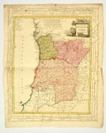 1800 Három Portugál Tartomány Térképe. Provincias Septentrionales De Portugal,... - Otros & Sin Clasificación