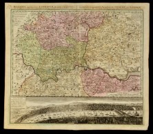 1741 London Térképe és Látképe. Johann Baptist Homann: Ausführliche... - Otros & Sin Clasificación