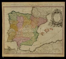 1720  Spanyolországés Portugália Térképe. Johann Baptist Homann: Regnorum... - Autres & Non Classés