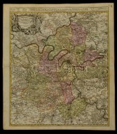 1720 Párizs és Környékének Térképe. Johann Baptist Homann: Agri... - Otros & Sin Clasificación