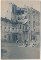 1916 Terazije, Belgrád, SzétlÅ‘tt Ház, Fotó, Hátulján Feliratozva,... - Autres & Non Classés