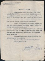 1944 A Magyarországi Zsidók Szövetsége által Kiállított... - Other & Unclassified