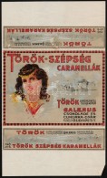 Cca 1900-1910 Török-Szépség Caramellák Csomagolópapír, Török... - Publicités