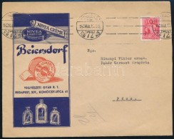1943 A Budapesti Vegyészeti Gyár Reklám Levele A Pécsi Fehér Kereszt... - Publicités
