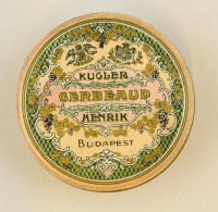 Cca 1910 Kugler Henrik Gerbeaud Szecessziós Papír Doboza. Szép állapotban / Ca 1910... - Publicités
