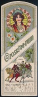 Cca 1910 Gschwindt Orosz Tea Rum. Litografált Italcímke / Cca 1910 Russian Tea  Rum Art Nouveau Litho... - Reclame