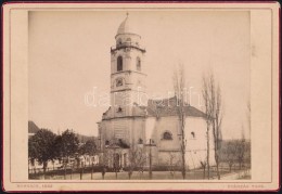 1883 Munkács, Katolikus Templom. / 1883 Munkacevo Catholic Church. 17x11 Cm - Otros & Sin Clasificación