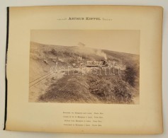 Cca 1890 Puerto Rico, Vasútvonal Mayaguez és Lares Között, Vonat, Arthur Koppel, Kartonra... - Autres & Non Classés