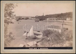 Cca 1896 Porto Rose - Portoroz Sebastianutti & Benque  Keményhátú Fotó  / Ca 1896... - Autres & Non Classés