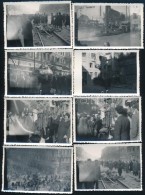 1956 18db Eredeti Fotó A Forradalmi Pesti Utcákról. Harcok Után. Nagyon érdekes... - Autres & Non Classés
