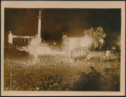 1938 Ünnepség Budapesten A Felvidék Visszacsatolása Alkalmából. Francia... - Autres & Non Classés