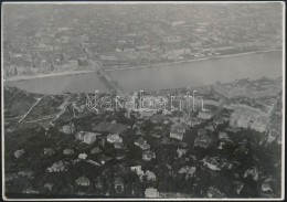 Cca 1930 Budapest, Légi Fotó / Budapest Photo From The Air. 16x12 Cm - Otros & Sin Clasificación