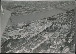 Cca 1930 Budapest, Légi Fotó / Budapest Photo From The Air. 16x12 Cm - Otros & Sin Clasificación