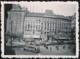 Cca 1930 Budapest, Nyugati Tér Fotó 6x9 Cm - Otros & Sin Clasificación