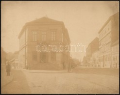 Cca 1900 Budapest, I  Attila Körút, Tabán üzletekkel.. NagyméretÅ± Fotó.... - Autres & Non Classés