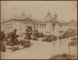 Cca 1900 Budapest, V. Szabadság Tér Villamossal. TÅ‘zsdepalota épülete.... - Otros & Sin Clasificación