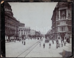 Cca 1900 Budapest, VI. Bajcsy Zsilinszky út, Andrássy út Sarka. NagyméretÅ± ... - Other & Unclassified