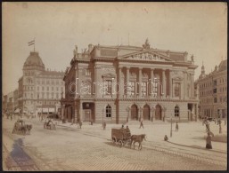 Cca 1900 Budapest, VIII. Nemzeti Színház. NagyméretÅ± Keményhátú... - Autres & Non Classés