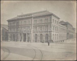 Cca 1890 Budapest, IX. FÅ‘vám Tér Vámház NagyméretÅ±  Fotó,... - Autres & Non Classés