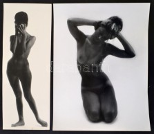 Cca 1976 Aktfotók, 4 Db Vintage FotómÅ±vészeti Alkotás, 40x15 Cm és 30x40 Cm... - Otros & Sin Clasificación