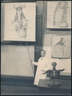 1941 Dr. Kiss Ferenc (1889-1966) Anatómiaprofesszor ElÅ‘adás Közben. Címkével... - Otros & Sin Clasificación