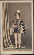 Cca 1860 Bujanovics Sarolta (1839-?) OperaénekesnÅ‘,  Keményhátú Fotó,... - Autres & Non Classés