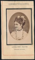 Adelina Patti (1843-1919) Spanyol OperaénekesnÅ‘ Papír Fotója. / Paper Photo Of Spanish... - Otros & Sin Clasificación