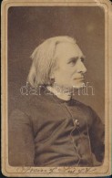 Liszt Ferenc (1811-1886) Portréja. Kozmata Ferenc Keményhátú Fotója. / Original... - Otros & Sin Clasificación