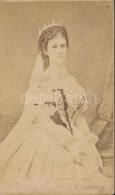 Cca 1880 Erzsébet KirálynÅ‘ Sisi Vizitkártya MéretÅ± Fotója. / Original Photo Of... - Otros & Sin Clasificación