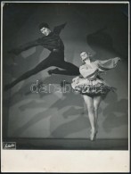 Cca 1940 Balett Táncosok, Foto Fekete, Kis Szakadással, TÅ±nyomokkal, 23,5x18 Cm - Otros & Sin Clasificación