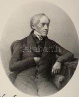 1855 Carl Löwenhielm (1772-1861) Svéd Diplomata, Katonatiszt KÅ‘nyomatos Portréja Saját... - Autres & Non Classés