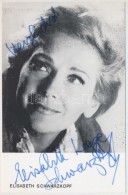 Elisabeth Schwarzkopf (1915-2006) OperaénekesnÅ‘ Aláírása Å‘t Magát... - Other & Unclassified