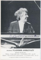 Vlagymir Ashkenazy (1937- ) ZongoramÅ±vész Aláírása Å‘t Magát... - Other & Unclassified