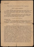 1948 Fegyelmi Indítvány Latabár Kálmán, Burányi Lili és Szenes... - Non Classés