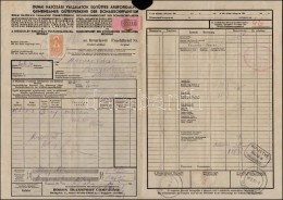 1942 Hajóraklevél / Bill Of Lading 'MOTOR 10' - Non Classés