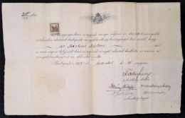 1914 Bírói és ügyvédi Vizsga Bizonyítványa. - Unclassified