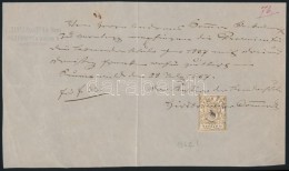 Svájc 1867 Bern Kanton Okmány 10 Rappenes Bélyeggel / Document - Non Classés