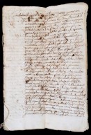 1628 SzÅ‘lÅ‘svégardó (ma: Pidvinohragyiv, Ukrajna), Bereg Vármegye ítéletlevele... - Non Classés