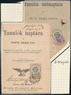 1882,89 Naptárbélyegek Kivágásokon / Calendar Stamps On Cut-outs - Unclassified