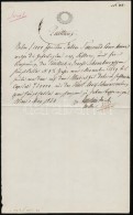 1840 3G Szignetták Két Tipusa Okmányon / Two Types Of 3G Signettas On Document - Non Classés