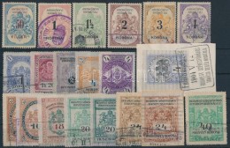 1898-1904 20 Db Okmánybélyeg (kb 155.000) / 20 Budapest Municipality Document Stamps - Sin Clasificación