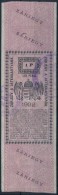 1932 1P Kártyajegy, Kártya-zárjegy (Hodobay 31.) / 1p Card Tax-stamp - Non Classés