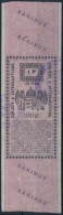 1932 1P Kártyajegy, Kártya-zárjegy (Hodobay 31.) / 1p Card Tax-stamp - Unclassified