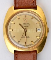 Omega Geneve Chronometer Electric F300 Hz Modell Elektromos, 300 Herzen MÅ±ködÅ‘ Karóra Naptár... - Autres & Non Classés