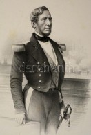 1855 Alexandre Ferdinand Parseval-Deschenes (1790-1860) Francia Admirális és Szenátor... - Estampas & Grabados