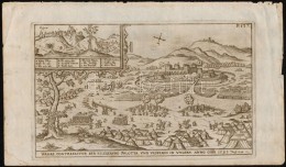 1593 Várpalota és Veszprém Ostromának RézmetszetÅ± Látképe. Johann... - Prints & Engravings